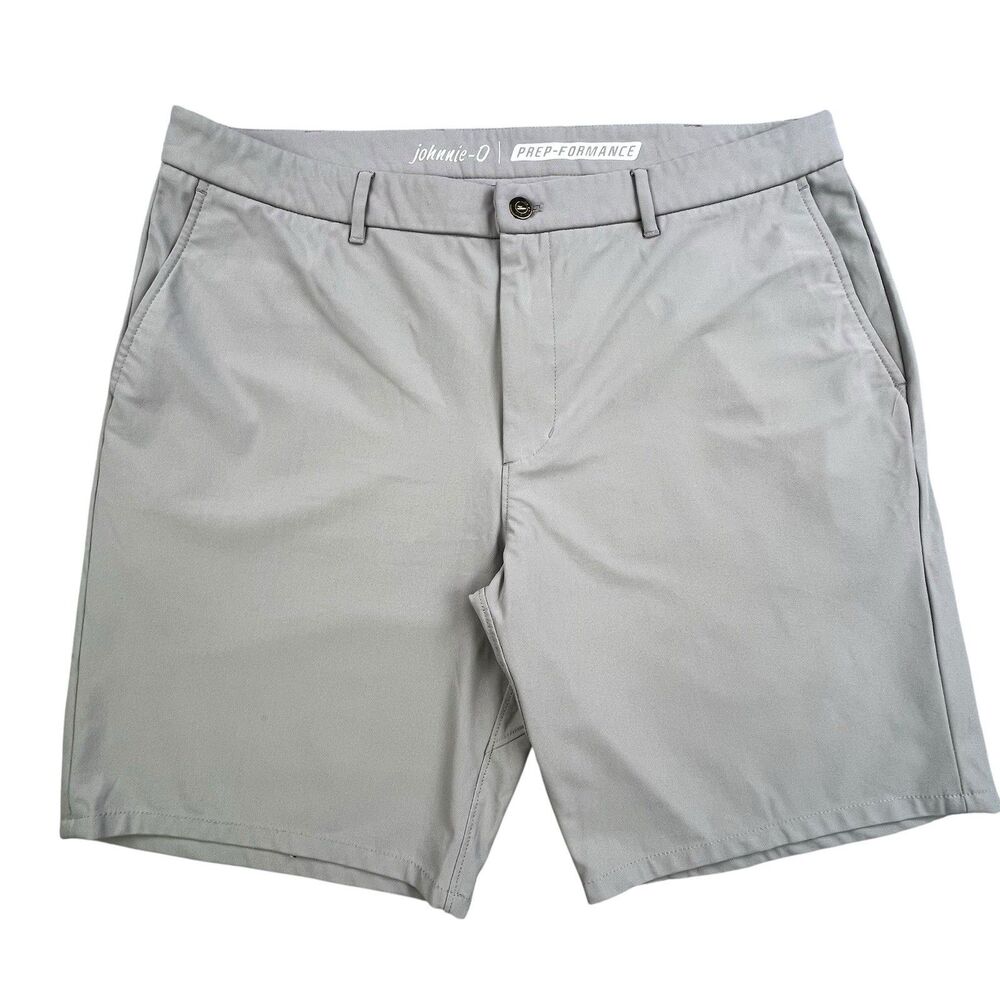 Johnnie O Prep-Formance Cross Country Short 38x9 Light Gray Performance Golf